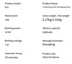 Neck & Shoulder Massage Pillow